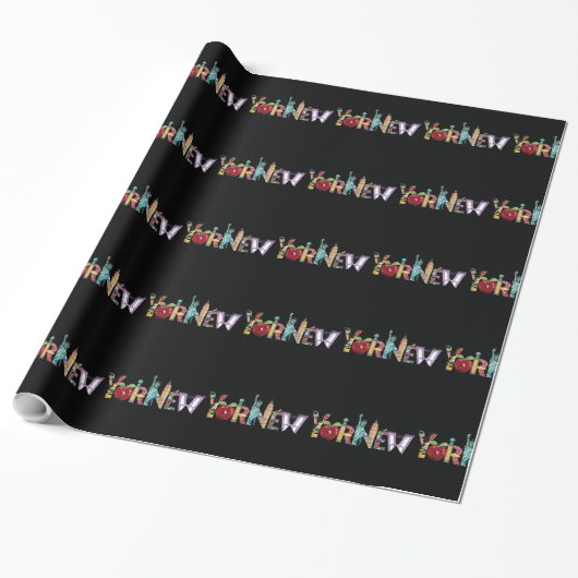 New- York CityPackpapier Geschenkpapier (Ungerollt)