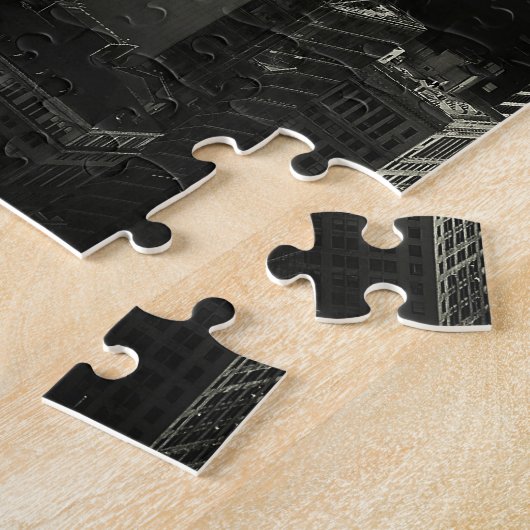 New- York Citypuzzlespiel - Schwarzweiss Puzzle (Seite)