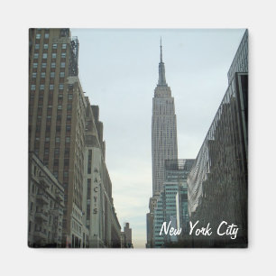 New- York Cityreich-Staats-Gebäude-Foto-Magnet Magnet