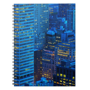 New- York CitySkyline am Sonnenuntergang Notizblock