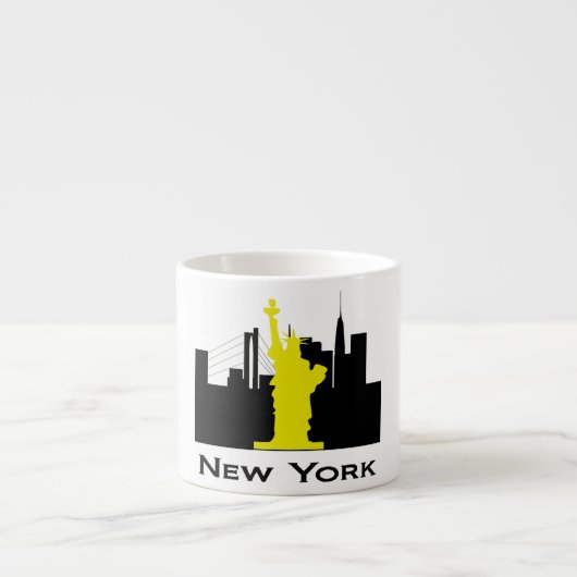 New- York CitySkyline Espressotasse (Vorderseite)