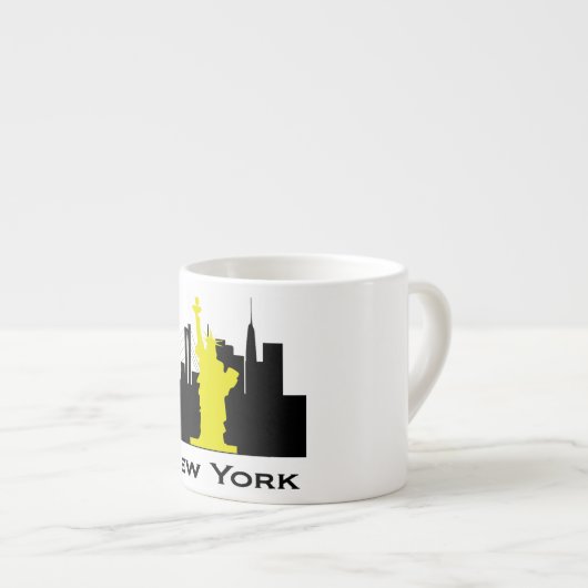 New- York CitySkyline Espressotasse (Vorderseite Rechts)