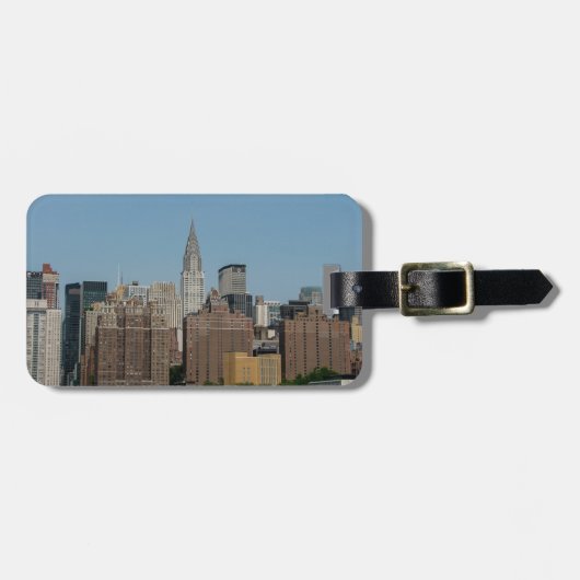 New- York CitySkyline Gepäckanhänger (Vorderseite horizontal)