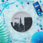 New York Cityskyline-Papier-Teller Pappteller (Party)