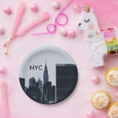 New York Cityskyline-Papier-Teller Pappteller (Party)