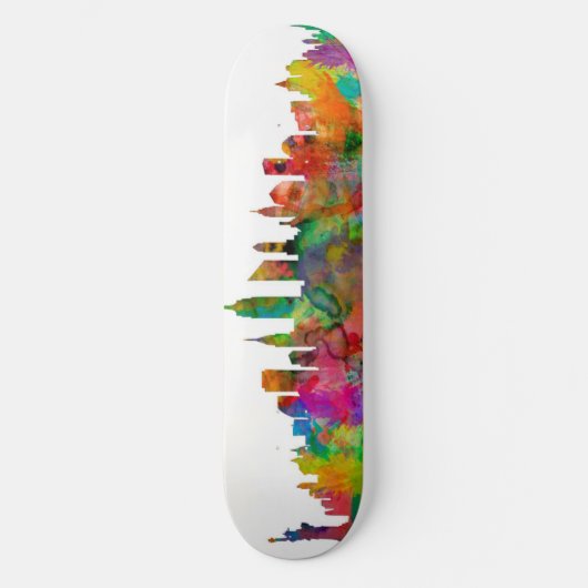 New- York CitySkyline Skateboard (Vorderseite)