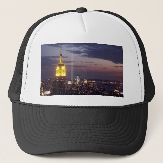 NEW- YORK CITYSkyline-WORLD TRADE CENTER Truckerkappe (Vorderseite)