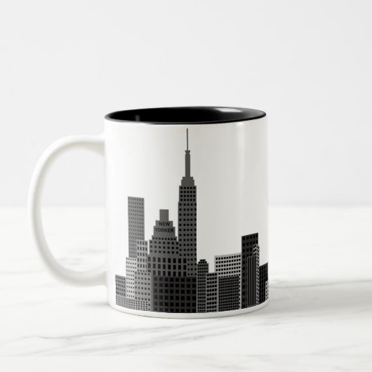 New- York CitySkyline Zweifarbige Tasse (Links)