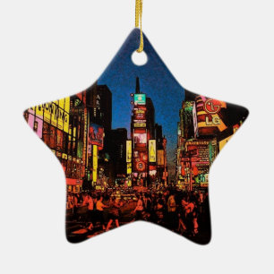New- York Citystern-Verzierung Keramikornament