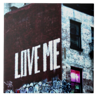 New- York Citystraßegraffiti-Foto Fliese