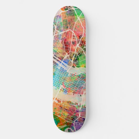 New- York CityStraßenkarte Skateboard (Vorderseite)