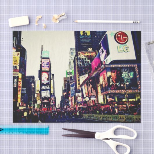 New- York CityTimes Square-Seidenpapier Seidenpapier (Handwerk)