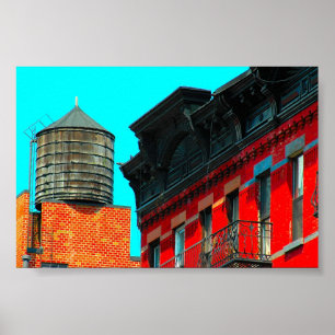 New- York CityWasserturm durch Urban59 Poster