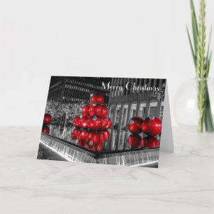 New- York CityweihnachtsFoto@ Rockefeller-Mitte Feiertagskarte