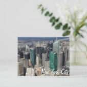 New- York Citywolkenkratzer-Postkarte Postkarte (Stehend Vorderseite)