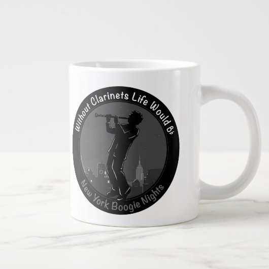 New York Clarinet Player Jumbo-Tasse (Rechts)