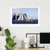 New York Classic Week Sailing Poster (Heimbüro)