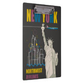 New York Clipboard Klemmbrett (Rechts)