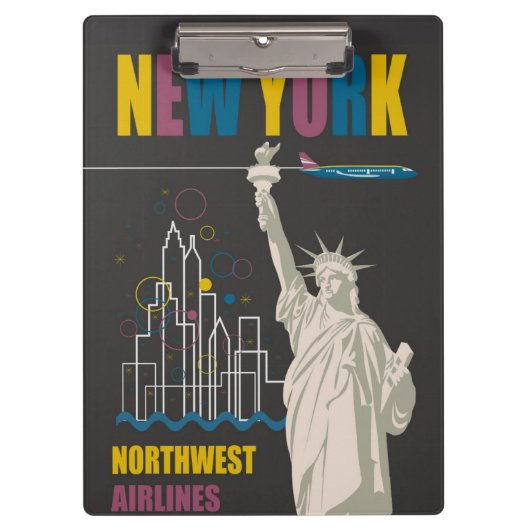 New York Clipboard Klemmbrett (Vorderseite)