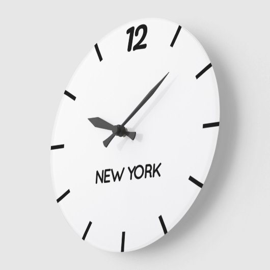 New York clock Große Wanduhr (Winkel)