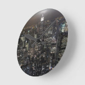New York Clock Ohrs Decor NY Wall Clock Runde Wanduhr (Winkel)