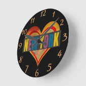 New York Clock Runde Wanduhr (Winkel)