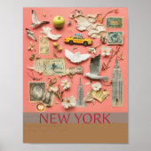 New York Collage Poster (Vorne)