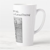 New York Contact Tracers Latte Tasse (Rechts)