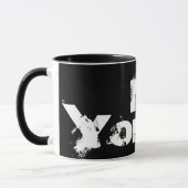 New York - Coole Schwarz-Weiß-Tasse Tasse (Links)