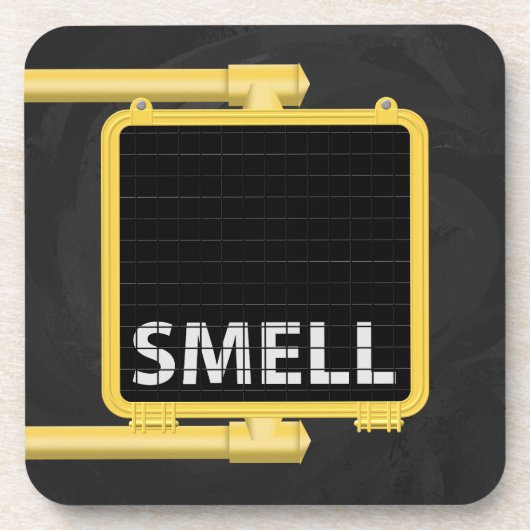 New York Crosswalk - Schildchen riechen Getränkeuntersetzer (Vorderseite)