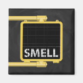 New York Crosswalk - Schildchen riechen Magnet (Vorne)