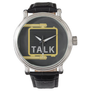 New York Crosswalk Sign Talk Armbanduhr