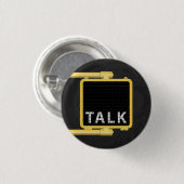 New York Crosswalk Sign Talk Button (Vorne & Hinten)