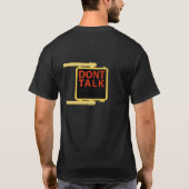 New York Crosswalk Sign Talk T-Shirt (Rückseite)