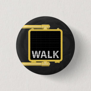 New York Crosswalk Sign Walk Button