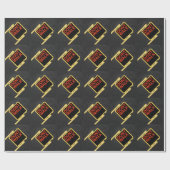 New York Crosswalk Sign Walk Geschenkpapier (Flach)