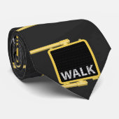 New York Crosswalk Sign Walk Krawatte (Gerollt)