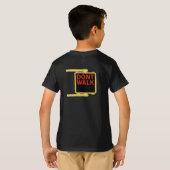 New York Crosswalk Sign Walk T-Shirt (Schwarz voll)