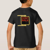 New York Crosswalk Sign Walk T-Shirt (Rückseite)