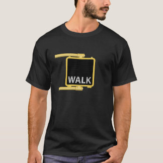 New York Crosswalk Sign Walk T-Shirt