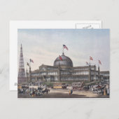 New York Crystal Palace Postkarte (Vorne/Hinten)