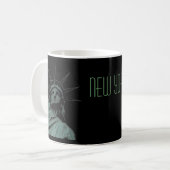 New York Cup New York Statue of Liberty Travel Mug Kaffeetasse (Vorderseite Links)