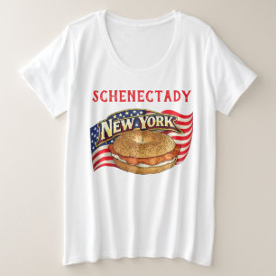 New York Damen Plus Size T-Shirt