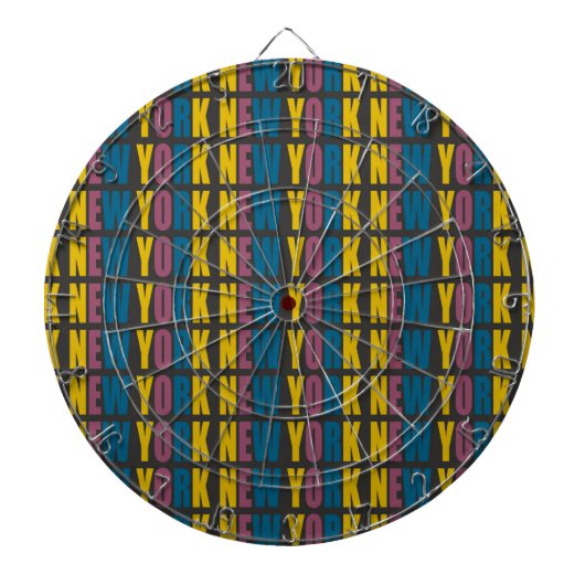 New York Dart Board Dartscheibe (vorne)