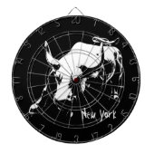 New York Dartboard New York Bull Statue Dartboard Dartscheibe (vorne)