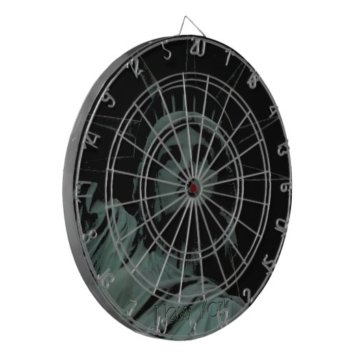 New York Dartboard New York Cool NYC Dartboard Dartscheibe (Vorderseite Links)