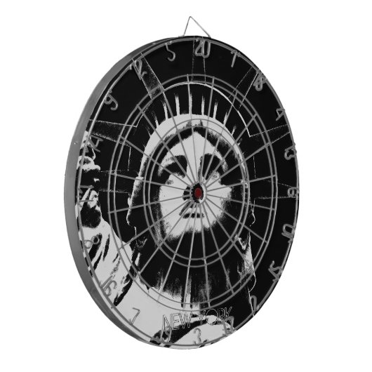 New York Dartboard New York Cool NYC Dartboard Dartscheibe (Vorderseite Links)