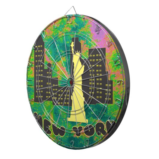 New York Dartscheibe (Vorderseite rechts)