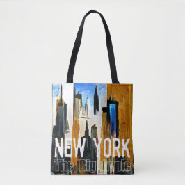 New York Das Abstrakte Bild von Big Apple Tasche