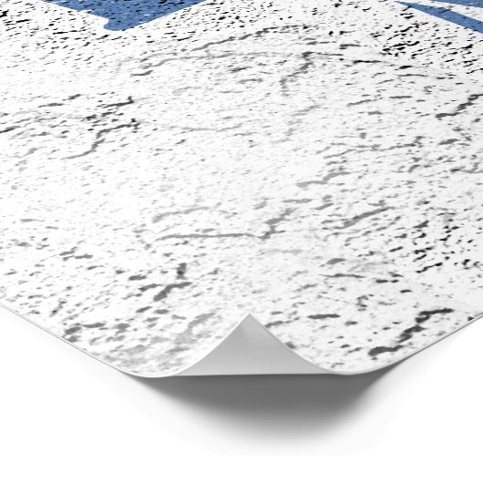 New York das Big Apple Schild Poster (Ecke)